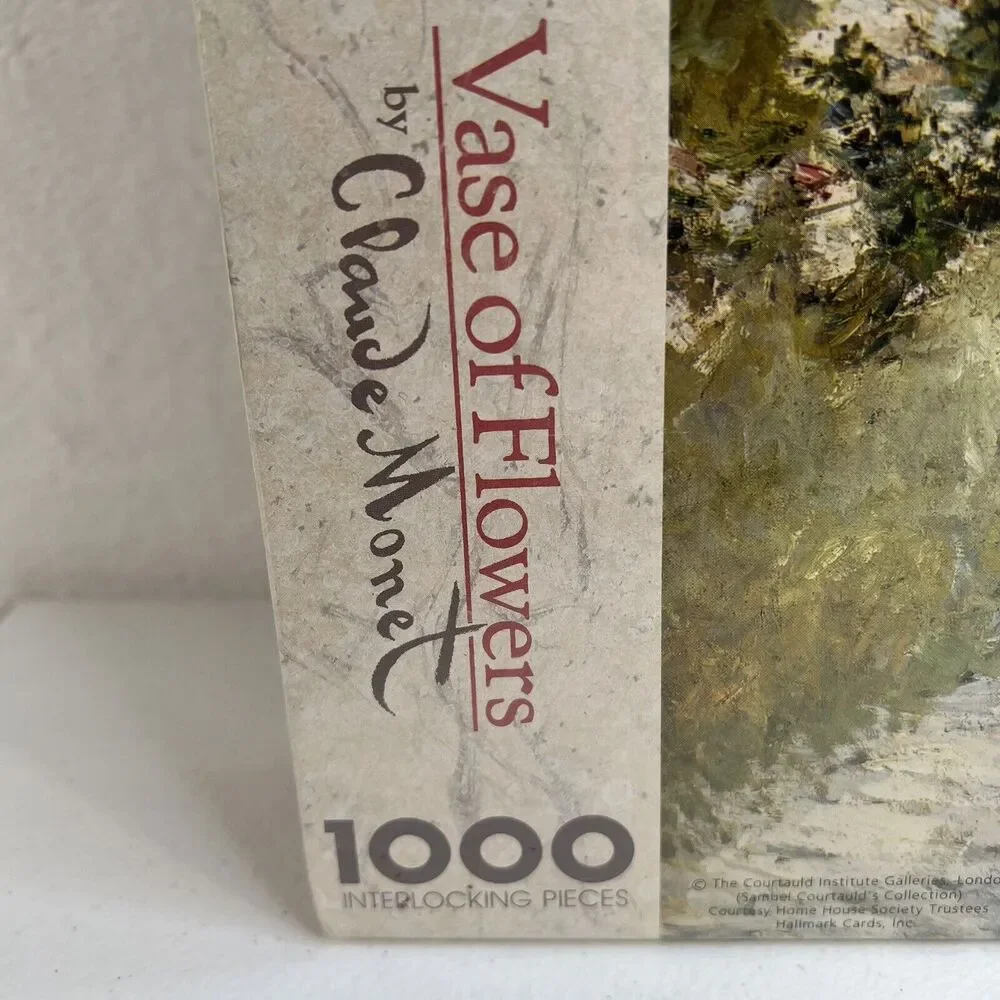 Springbok Puzzle 1000 Vase of Flowers Claude Monet New In Box‎ Sealed